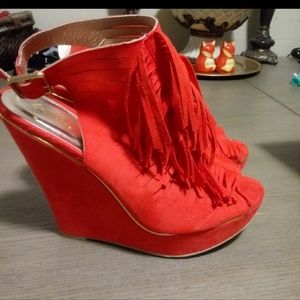 Wedges, high, size 10